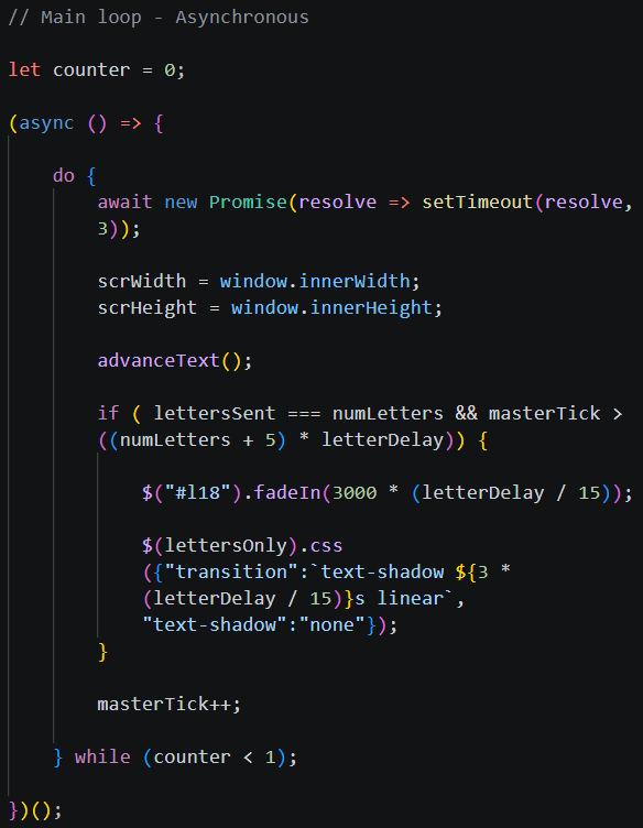 Image of JavaScript code