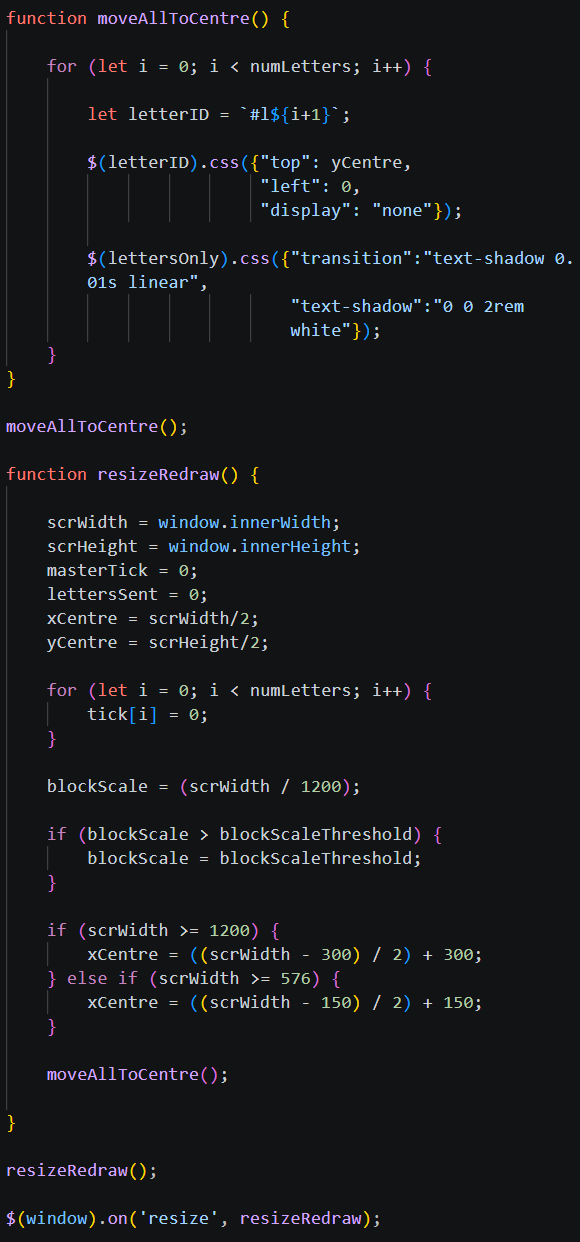 Image of JavaScript code